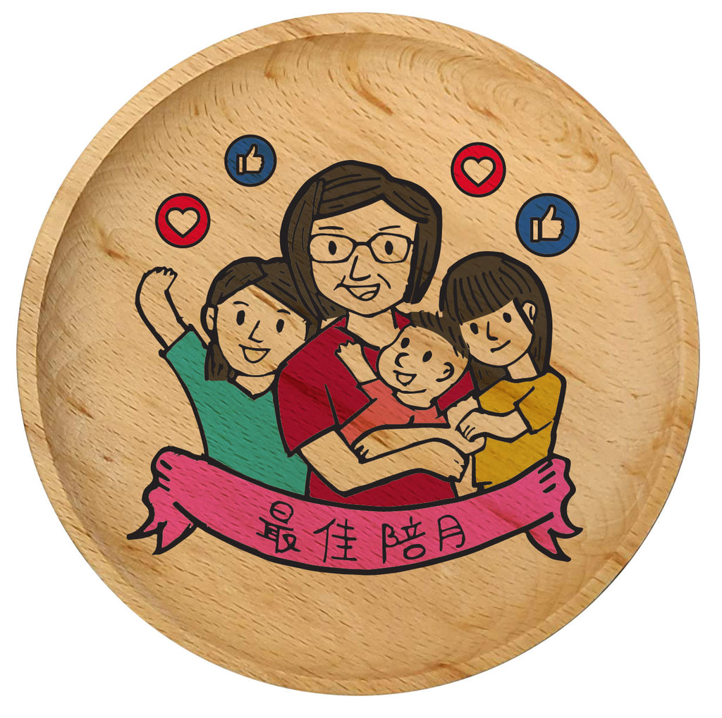 客製化物語小木碟-好朋友訂製版(同款多隻有特別折扣)