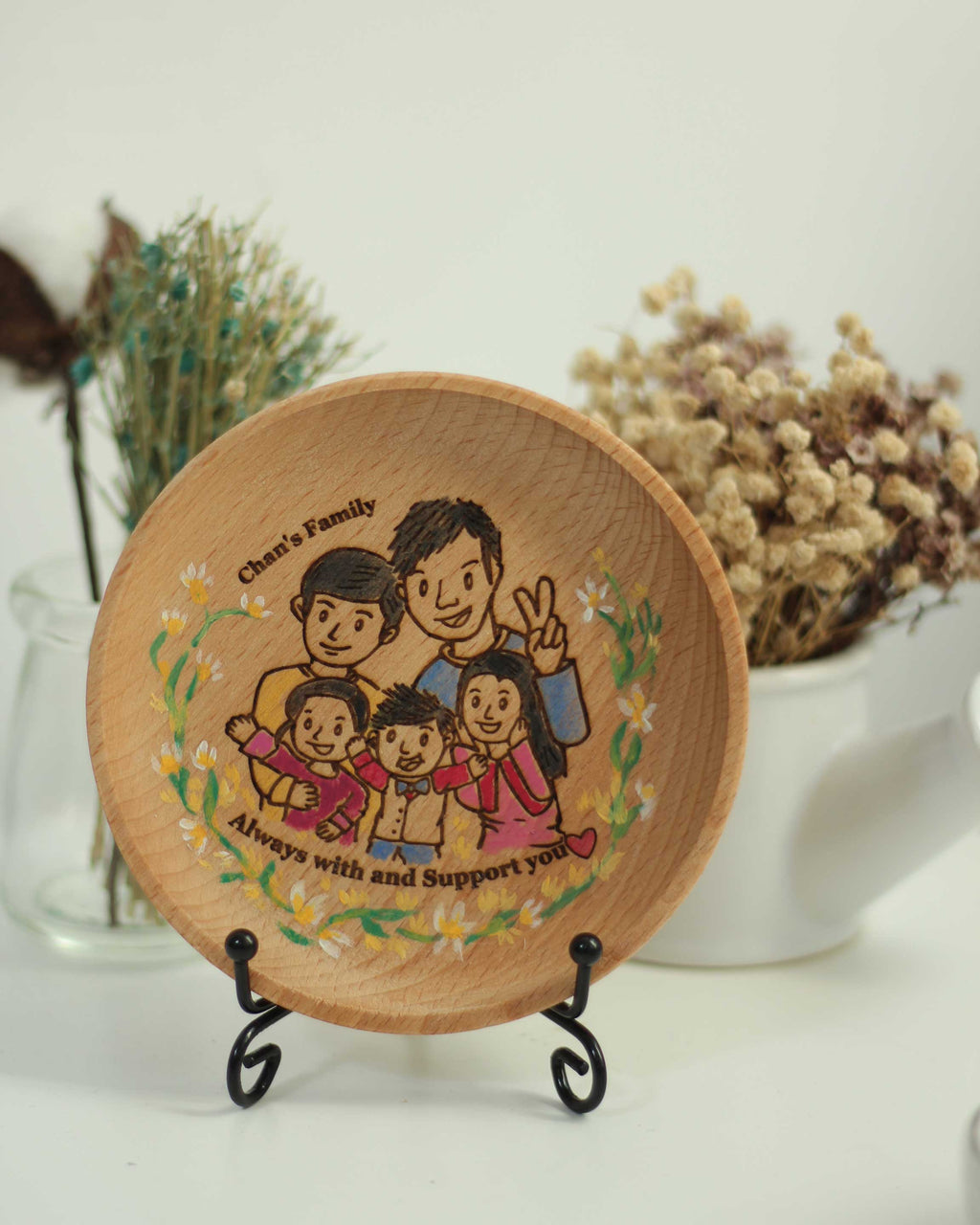 Customized Story Wooden Coaster - Best Friend Edition (Special discounts available for multiple orders of the same design)